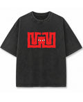 Vintage Fade Wash Oversized T-shirt Front Design