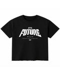 Black Boxy Fit T-shirt Front Design