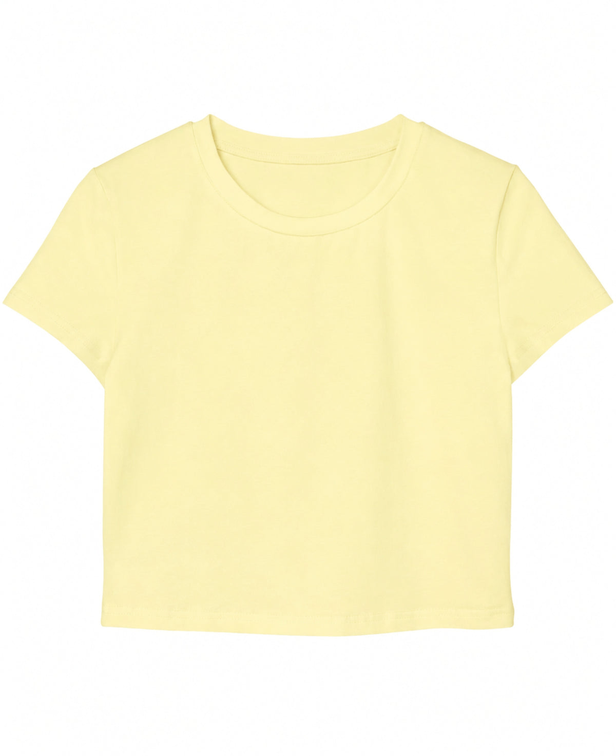 Butter Yellow Baby Tee Front Design