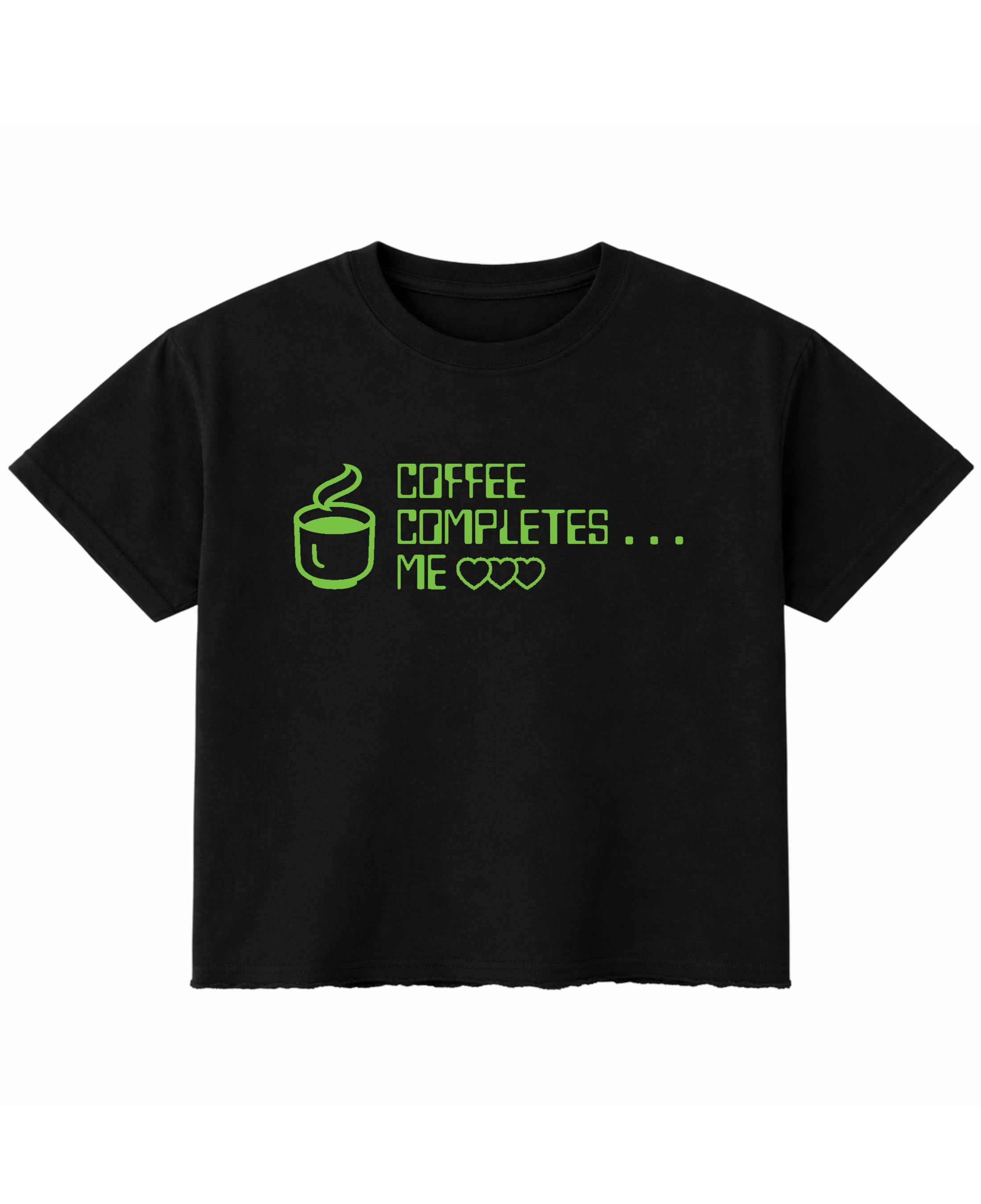Black Boxy Fit T-shirt Front Design