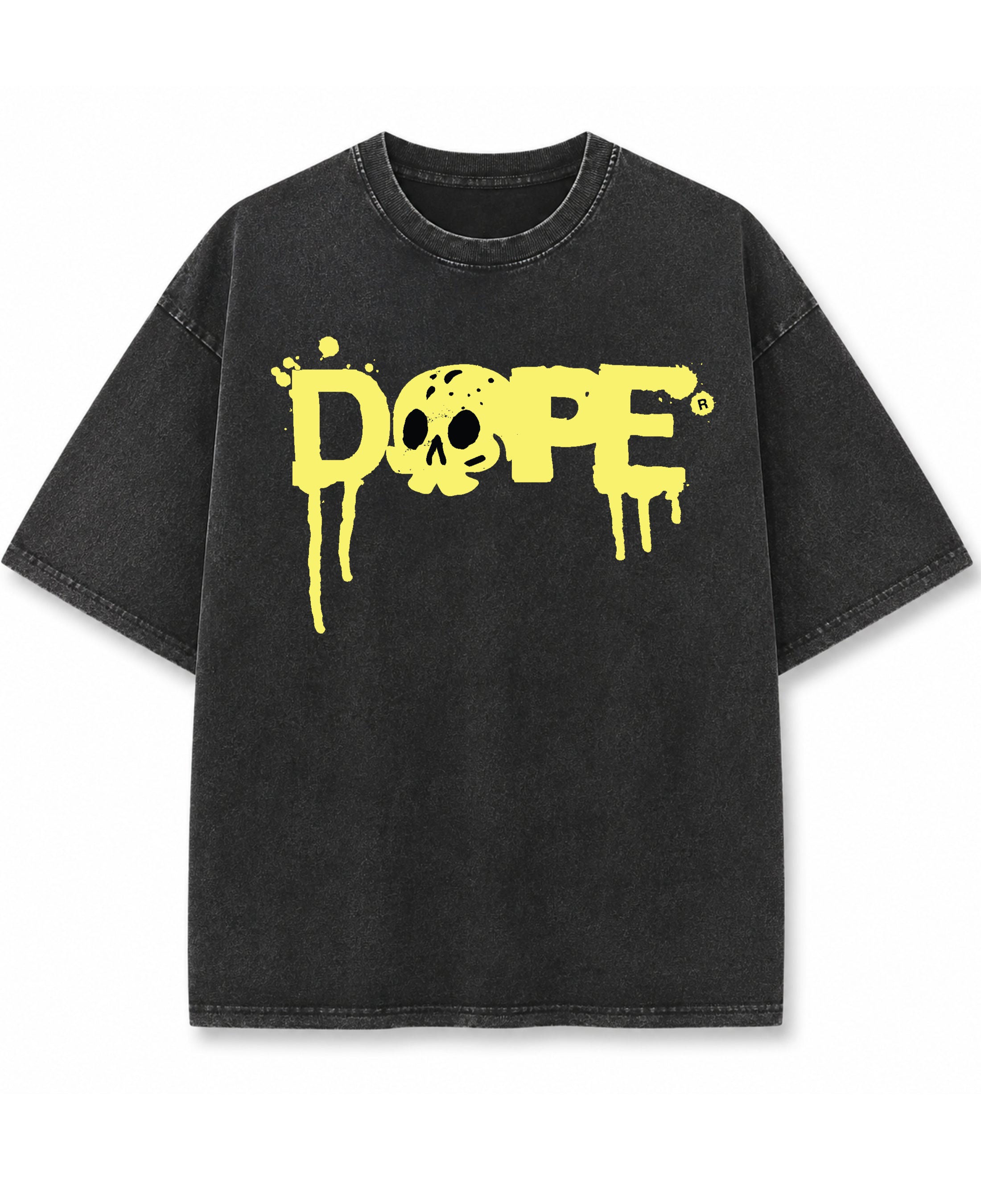 Vintage Fade Wash Oversized T-shirt Front Design