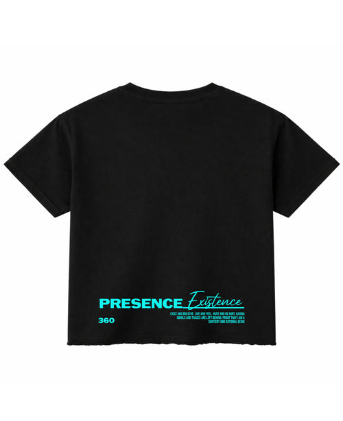 Black Boxy Fit T-shirt Back Design
