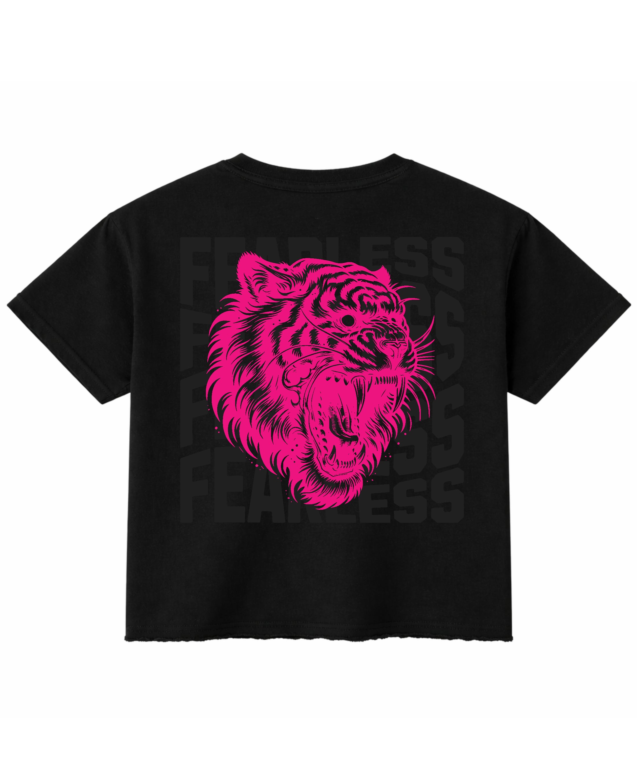 Black Boxy Fit T-shirt Back Design