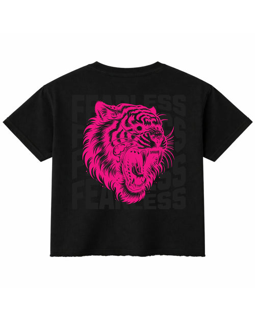Black Boxy Fit T-shirt Back Design