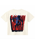 Off White Boxy Fit T-shirt Back Design