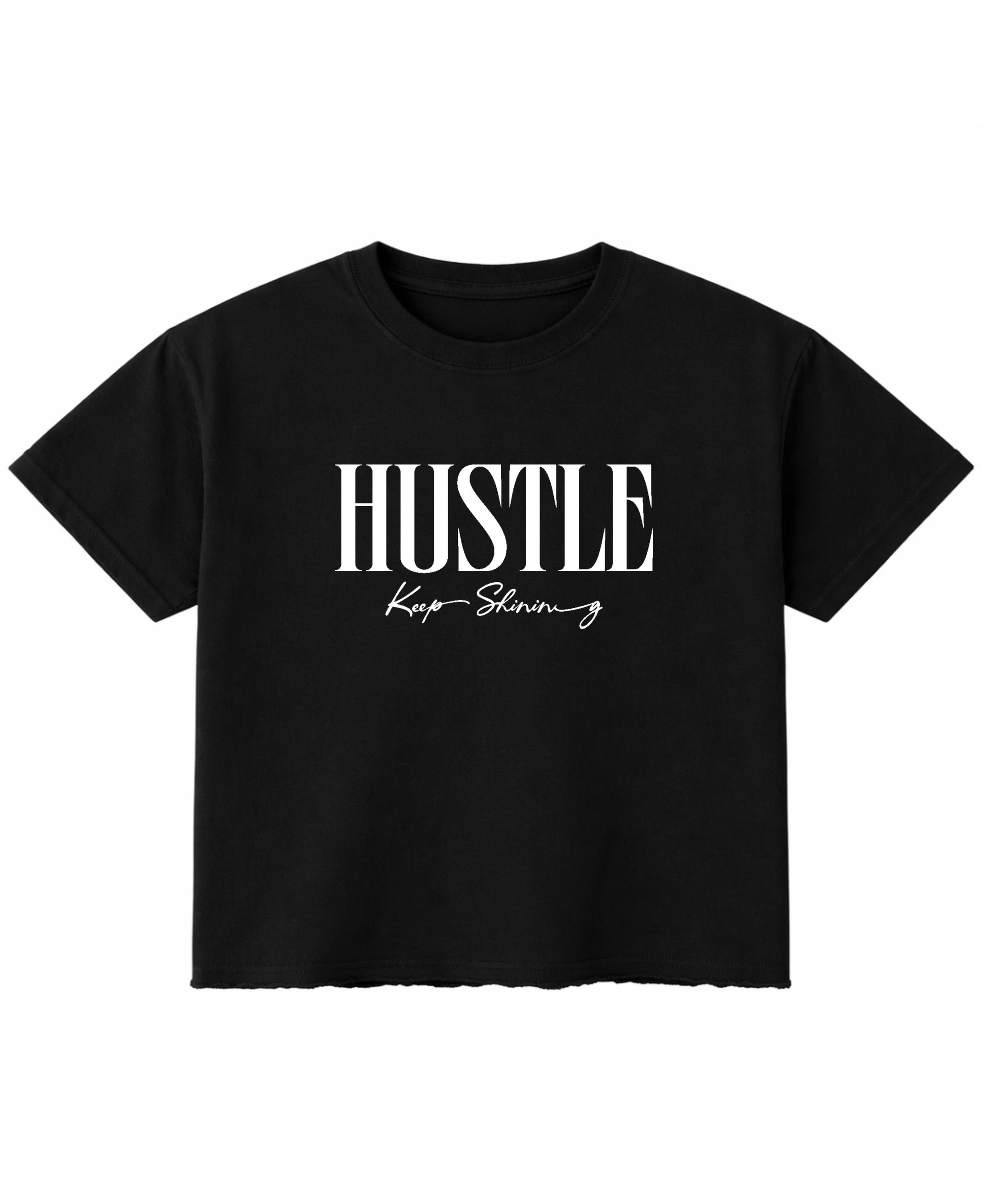 Black Boxy Fit T-shirt Front Design
