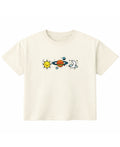 Off White Boxy Fit T-shirt Front Design