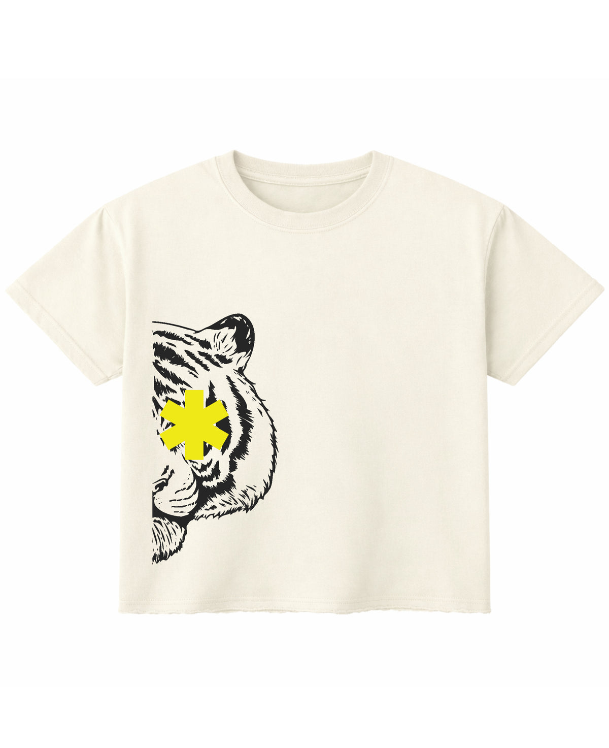 Off White Boxy Fit T-shirt Front Design